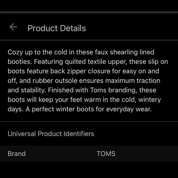 NWT Toms Stellar Blue Quilted Women’s Inez Winter Boots 🥾 Size 6 - Picture 14 of 14